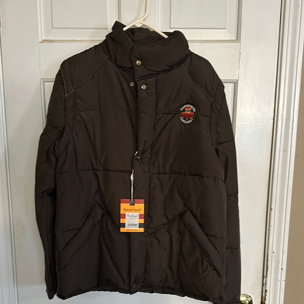 Horseware Ireland Chocolate Puffer Jacket Equestrian NWT